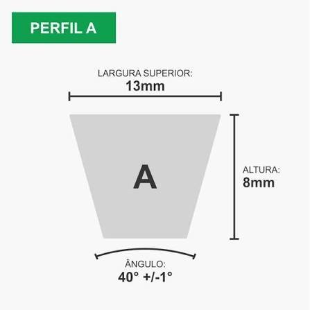 CORREIA EM V PERFIL A-35